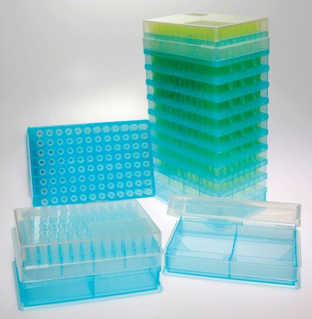 Vacuum-Sealed Ecology MiniStacks Graduated Sterile Natural 1-200 µL Unifit ZFR Pipet Tips