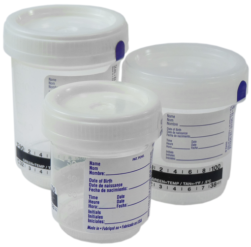Tubes Caps Labels Cups 120 Ea 1 Holder SUPERIOR HEALTHCARE Urine Specimen Kit 
